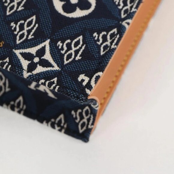 LOUIS VUITTON Pre Owned SINCE 1854 Petit Sac Plat 2way Navy M80288 Auth 132611M - Picture 4 of 16